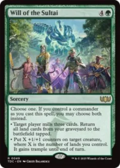 Will of the Sultai - Tarkir: Dragonstorm Commander
