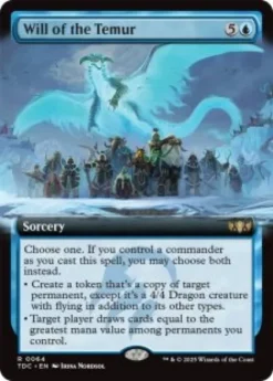 Will of the Temur (extended art) - Tarkir: Dragonstorm Commander Varianten