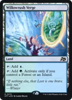 Willowrush Verge (foil) - Aetherdrift Prerelease Promo's
