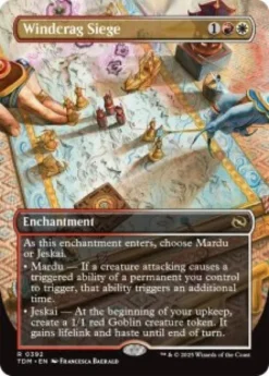 Windcrag Siege (borderless) - Tarkir: Dragonstorm Varianten