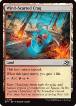 Wind-Scarred Crag (foil) - Aetherdrift