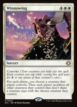 Winnowing (foil) - Lorwyn Eclipsed Planeswalker Stamped