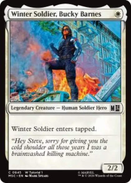 Winter Soldier, Bucky Barnes - Marvel Super Heroes Commander