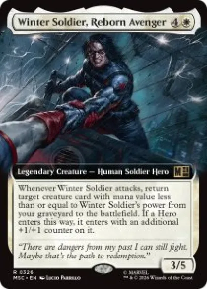 Winter Soldier, Reborn Avenger (extended art) - Marvel Super Heroes Commander Varianten