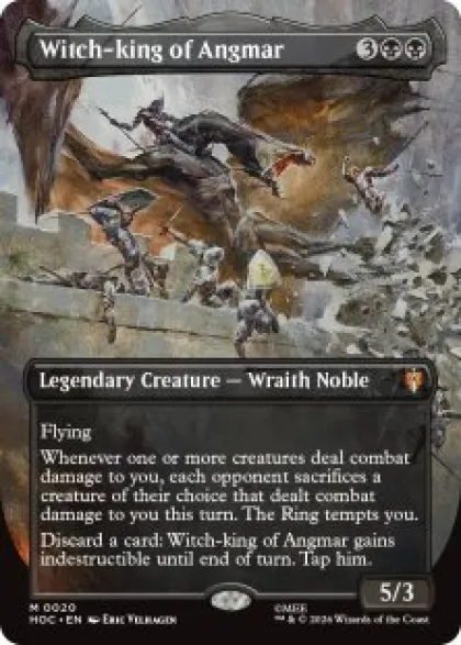 Witch-king of Angmar (#20) (borderless) - The Hobbit Eternal