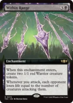 Within Range (extended art) - Tarkir: Dragonstorm Commander Varianten
