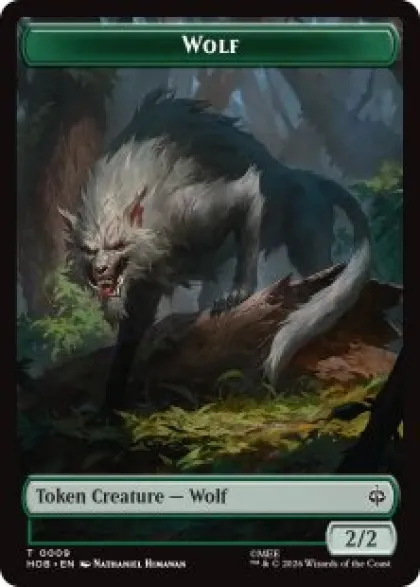 Wolf token (2/2) - The Hobbit