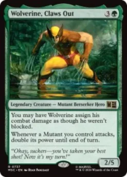 Wolverine, Claws Out (foil) - Marvel Super Heroes Commander