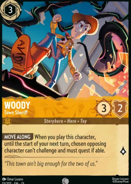 Woody, Town Sheriff (foil) - Attack of the Vine