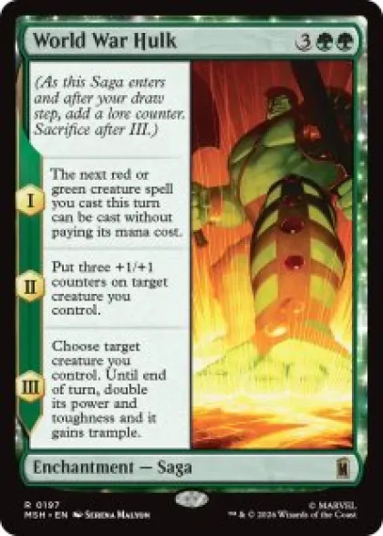 World War Hulk (foil) - Marvel Super Heroes
