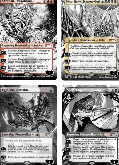 WPN Exclusive Secret Lair: More Borderless Planeswalkers (foil)