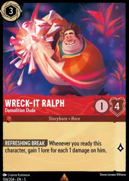 Wreck-It Ralph, Demolition Dude (foil) - Shimmering Skies