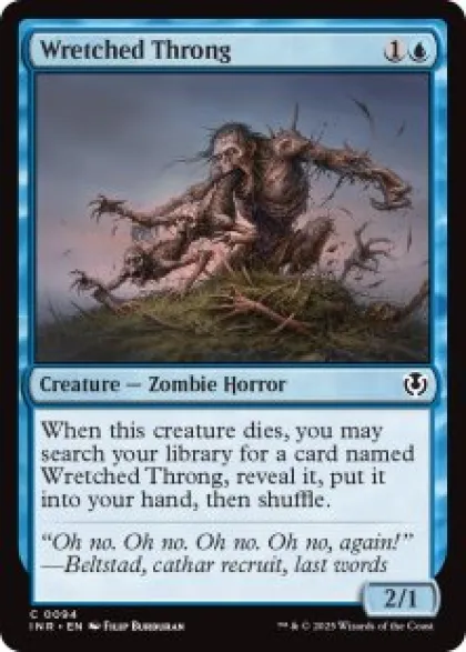 Wretched Throng (foil) - Innistrad Remastered
