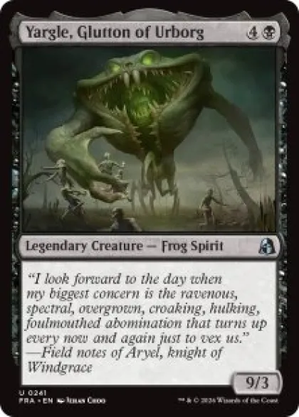 Yargle, Glutton of Urborg (foil) - Reality Fracture
