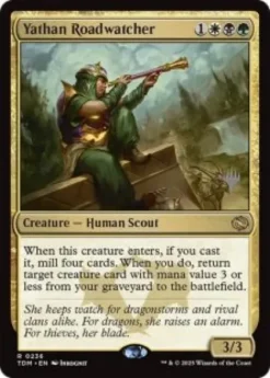 Yathan Roadwatcher (foil) - Tarkir: Dragonstorm Planeswalker Stamped
