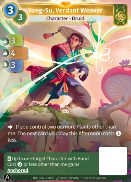 Yong-Su, Verdant Weaver (U-4095) - Altered Kickstarter Uniques