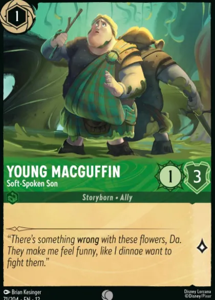 Young MacGuffin, Soft-Spoken Son (foil) - Wilds Unknown