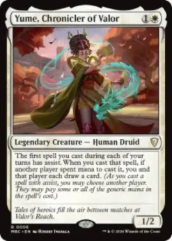 Yume, Chronicler of Valor - Mystery Booster Commander Edition