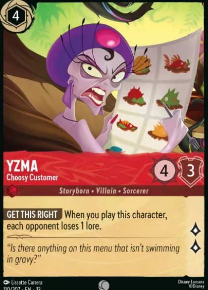 Yzma, Choosy Customer (foil) - Attack of the Vine