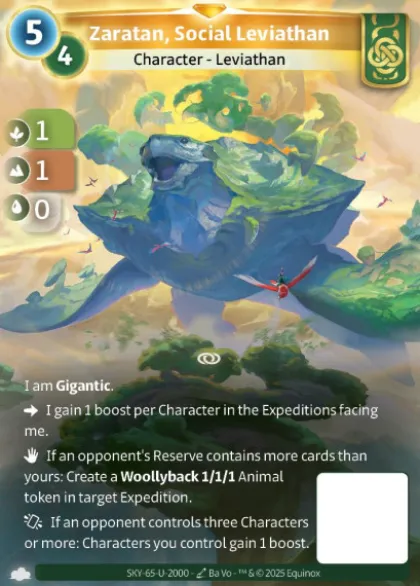 Zaratan, Social Leviathan (U-2000) - skybound unique