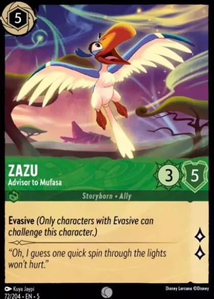 Zazu, Advisor to Mufasa - Shimmering Skies
