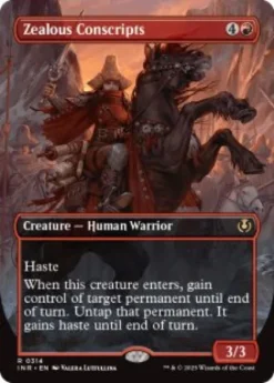 Zealous Conscripts (#314) (foil) (borderless) - Innistrad Remastered Varianten