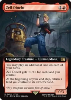 Zell Dincht (#468) (foil) (extended art) - Final Fantasy Varianten