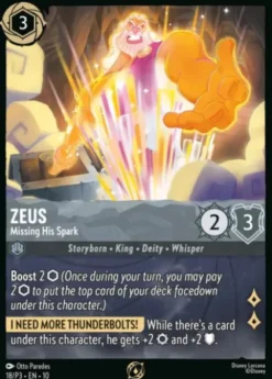 Zeus, Missing His Spark (foil) - Promo Set 3