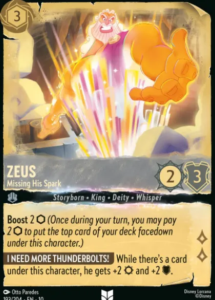 Zeus, Missing His Spark - Whispers in the Well