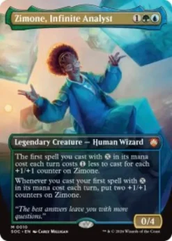 Zimone, Infinite Analyst (borderless) - Secrets of Strixhaven Commander