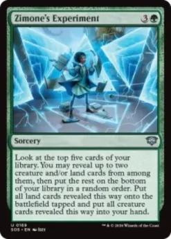 Zimone's Experiment (foil) - Secrets of Strixhaven