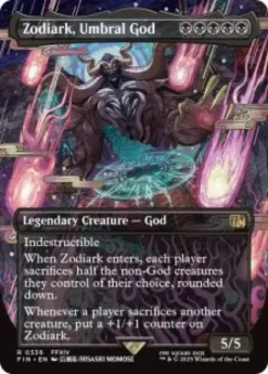 Zodiark, Umbral God (#336) (foil) (borderless) - Final Fantasy Varianten