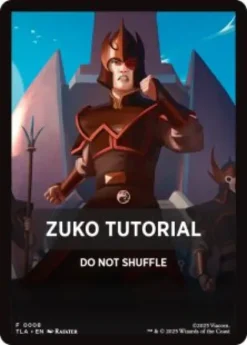 Zuko Tutorial front card - Avatar: The Last Airbender